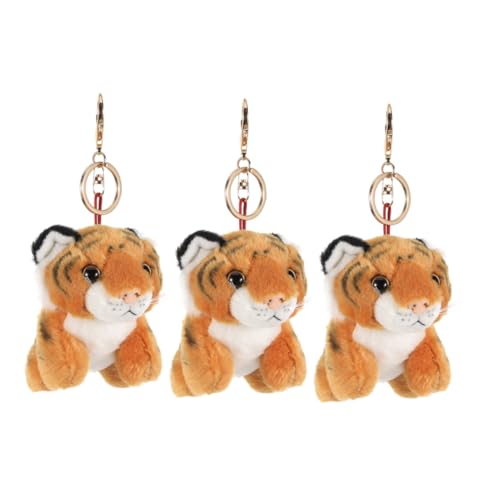 NOLITOY 3 Stück Teiliges Set Tiger Schlüsselanhänger Kuscheltier Plüschanhänger für Taschen Rucksäcke Weiches Leichtes Tiger als Partygeschenk und Geburtstags Mitgebsel NOLITOY 3 Stück Teiliges Set Tiger Schlüsselanhänger Kuscheltier Plüschanhänger für Taschen Rucksäcke Weiches Leichtes Tiger als Partygeschenk und Geburtstags Mitgebsel von NOLITOY