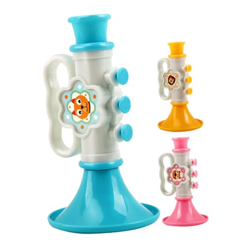 NOLITOY 3 Stück Teiliges Trompeten spielset Bunte Kunststoff musikinstrumente für Kleinkinder Lautes Mundstück Horn Rhythmus Hand Auge koordination und Musikalischem Lernen im NOLITOY 3 Stück Teiliges Trompeten spielset Bunte Kunststoff musikinstrumente für Kleinkinder Lautes Mundstück Horn Rhythmus Hand Auge koordination und Musikalischem Lernen im von NOLITOY