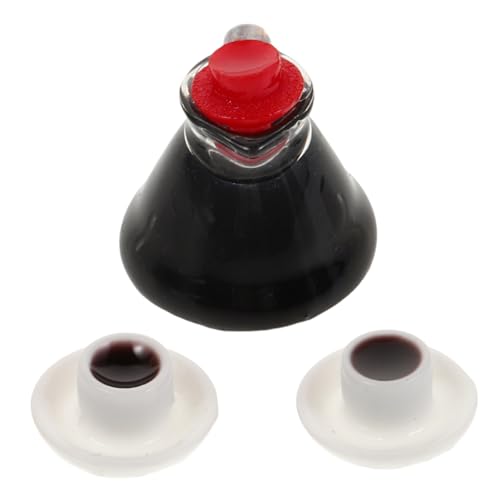 NOLITOY 3Stücke Kaffeekanne aus Puppenhaus Zubehör Teetassen Kaffeemaschine und Wasserkocher für Rollenspiele und Küchen Dekoration im Puppenhaus NOLITOY 3Stücke Kaffeekanne aus Puppenhaus Zubehör Teetassen Kaffeemaschine und Wasserkocher für Rollenspiele und Küchen Dekoration im Puppenhaus von NOLITOY