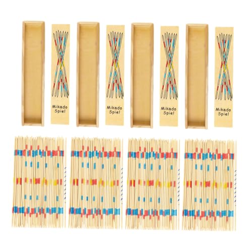 NOLITOY 4 Boxen Teiliges Holzspiel Pick Up Sticks für Familien Indoor Outdoor Gesellschaftsspiel Teamwork und Eltern Junge Mädchen Beziehung mit Aufbewahrungsbox NOLITOY 4 Boxen Teiliges Holzspiel Pick Up Sticks für Familien Indoor Outdoor Gesellschaftsspiel Teamwork und Eltern Junge Mädchen Beziehung mit Aufbewahrungsbox von NOLITOY