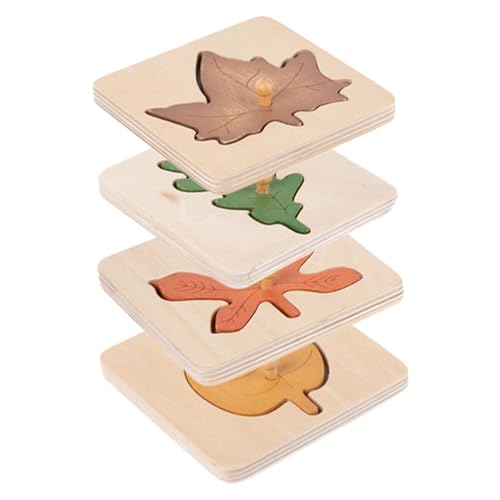 NOLITOY 4 Stück Montessori Holzpuzzle Steckpuzzle Ab Jahren Pädagogisches Lernspielzeug zur Kognitiver Fähigkeiten und Formverständnis für Kleinkinder und Vorschulkinder NOLITOY 4 Stück Montessori Holzpuzzle Steckpuzzle Ab Jahren Pädagogisches Lernspielzeug zur Kognitiver Fähigkeiten und Formverständnis für Kleinkinder und Vorschulkinder von NOLITOY