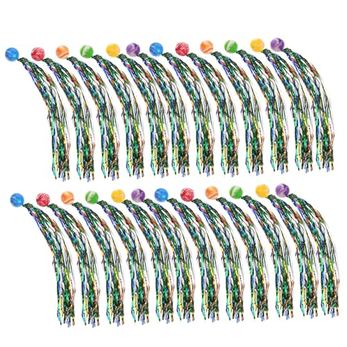 NOLITOY 40 Stück Bunte Elastische Sprungbälle mit Farbigen Bändern Langlebige Kleine Party Mitgebsel für Kindergeburtstag Outdoor Spielball für Fingerfertigkeit und Langanhaltenden NOLITOY 40 Stück Bunte Elastische Sprungbälle mit Farbigen Bändern Langlebige Kleine Party Mitgebsel für Kindergeburtstag Outdoor Spielball für Fingerfertigkeit und Langanhaltenden von NOLITOY