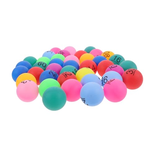 NOLITOY 40 Stück Teiliges Nummerierte Bingo Losekugeln Bunte Kunststoff Bälle für Verlosungen Partys Lotteriespiele Einfache Organisation Vielseitig Einsetzbar für Geburtstags und NOLITOY 40 Stück Teiliges Nummerierte Bingo Losekugeln Bunte Kunststoff Bälle für Verlosungen Partys Lotteriespiele Einfache Organisation Vielseitig Einsetzbar für Geburtstags und von NOLITOY