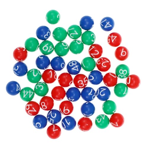 NOLITOY 49 Stück Teiliges Bunte Kunststoff lotteriekugeln mit Zahlen Gravur Leichte Bruchfeste Bingo Tombola bälle für Partyspiele und Raffle aktivitäten Kompakt und Tragbar für NOLITOY 49 Stück Teiliges Bunte Kunststoff lotteriekugeln mit Zahlen Gravur Leichte Bruchfeste Bingo Tombola bälle für Partyspiele und Raffle aktivitäten Kompakt und Tragbar für von NOLITOY