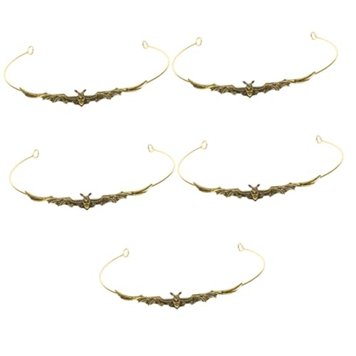 NOLITOY 5 Stück Fledermaus Krone Kopfschmuck Party Stirnband Halloween Stirnband Halloween Haar Accessoire Halloween Party Dekoration Halloween Kostüm Halloween Fledermaus von NOLITOY