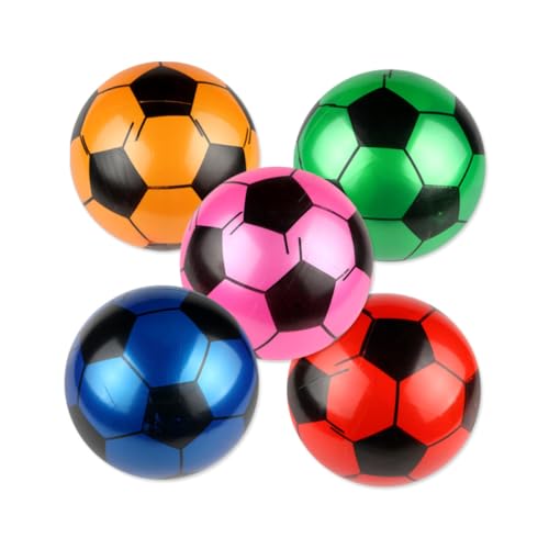 NOLITOY 5 Stück Teiliges Aufblasbares Fußball Interaktiver Gummiball für Indoor Outdoor Robustes PVC für Jungen Mädchen Spaß bei Sport Zufällige Farbe Zufällige Farbe NOLITOY 5 Stück Teiliges Aufblasbares Fußball Interaktiver Gummiball für Indoor Outdoor Robustes PVC für Jungen Mädchen Spaß bei Sport Zufällige Farbe Zufällige Farbe von NOLITOY