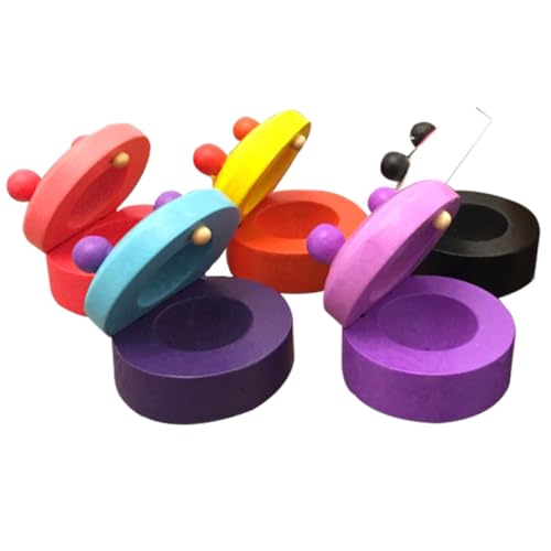 NOLITOY 5 Stück Teiliges Musikinstrument Bunte Tier Castanets Pädagogisches Percussion für Kleinkinder zur Musikförderung und Rhythmusschulung NOLITOY 5 Stück Teiliges Musikinstrument Bunte Tier Castanets Pädagogisches Percussion für Kleinkinder zur Musikförderung und Rhythmusschulung von NOLITOY