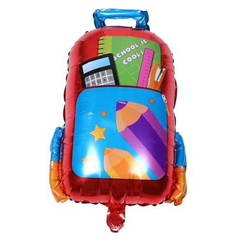 NOLITOY 5 Stück Teiliges Schulranzen Aluminiumfolie Ballons Kreative Schulbeginn Deko für Kindergarten und Klassenzimmer Wiederverwendbar Schnelles Aufblasen Spielerisch und Interaktiv für NOLITOY 5 Stück Teiliges Schulranzen Aluminiumfolie Ballons Kreative Schulbeginn Deko für Kindergarten und Klassenzimmer Wiederverwendbar Schnelles Aufblasen Spielerisch und Interaktiv für von NOLITOY