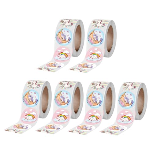 NOLITOY 6 Rollen Runde Belohnungsaufkleber Tiere Cartoon Motivationsaufkleber Selbstklebend für Geschenkverpackung Umschläge Scrapbooking Lehrer Sticker NOLITOY 6 Rollen Runde Belohnungsaufkleber Tiere Cartoon Motivationsaufkleber Selbstklebend für Geschenkverpackung Umschläge Scrapbooking Lehrer Sticker von NOLITOY
