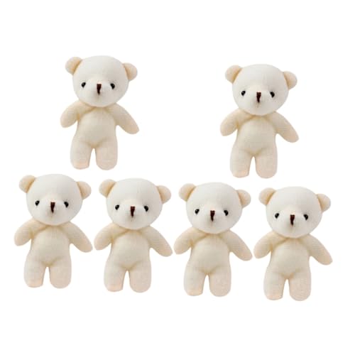 NOLITOY 6 Stück Teiliges Mini Plüschtier Bär Anhänger Leichte Gefüllte Stoffbären Detailreiche DIY Schlüsselanhänger Dekorativer Taschenanhänger für Geburtstag Hochzeit Party Dekoration NOLITOY 6 Stück Teiliges Mini Plüschtier Bär Anhänger Leichte Gefüllte Stoffbären Detailreiche DIY Schlüsselanhänger Dekorativer Taschenanhänger für Geburtstag Hochzeit Party Dekoration von NOLITOY