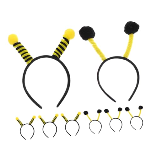 NOLITOY 8 Stück Bienen Kopfschmuck Haar Accessoire Für Cosplay Bienen Tentakel Haarreifen Lustiges Stirnband Party Haarreifen Bienen Party Stirnband Bienen Cosplay Zubehör Bienen von NOLITOY