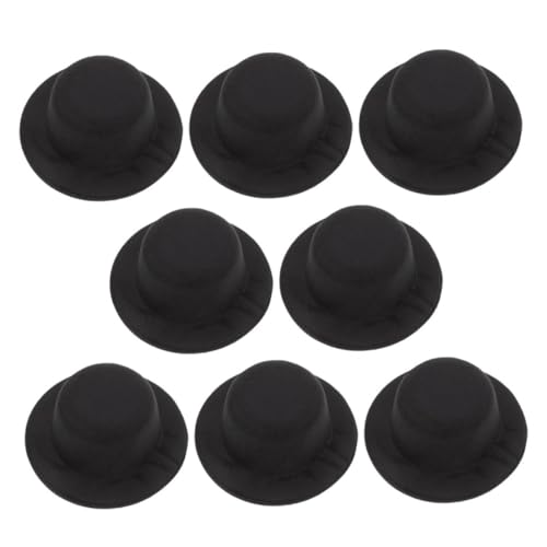 NOLITOY 8 Stück Teiliges Mini Schwarze Mini Partyhüte aus Filz Vielseitig für DIY Bastelprojekte Puppenaccessoires Weihnachtsdeko und Kuscheltiere Kompakt und Langlebig NOLITOY 8 Stück Teiliges Mini Schwarze Mini Partyhüte aus Filz Vielseitig für DIY Bastelprojekte Puppenaccessoires Weihnachtsdeko und Kuscheltiere Kompakt und Langlebig von NOLITOY