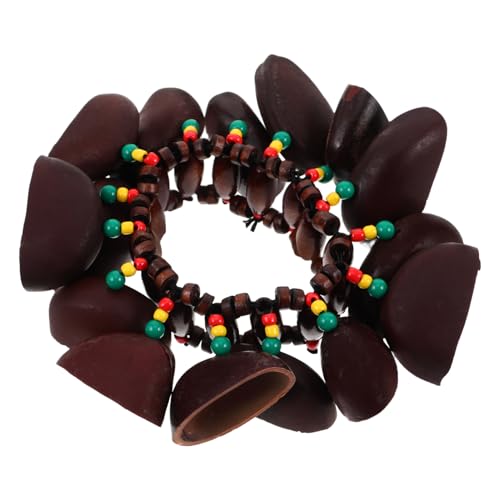 NOLITOY Afrikanisches Nussschalen Armband Handbell Percussion Musikinstrument Vielseitig als Trommelbegleitung und Schmuckstück für Handgelenk und Fußgelenk Geeignet NOLITOY Afrikanisches Nussschalen Armband Handbell Percussion Musikinstrument Vielseitig als Trommelbegleitung und Schmuckstück für Handgelenk und Fußgelenk Geeignet von NOLITOY