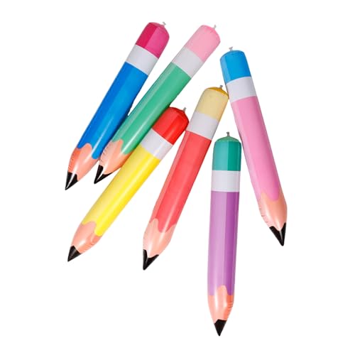 NOLITOY Aufblasbare Bleistift Requisiten Jumbo Bleistift Farben Klassenzimmer Dekoration Und Party Gastgeschenke Für Schule von NOLITOY