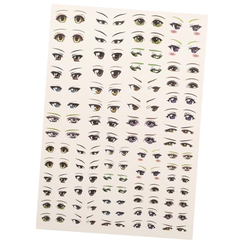 NOLITOY Cartoon Augenaufkleber Selbstklebend für Bunte Anime Augen Sticker in Verschiedenen Formen und Farben Langlebig und Einfach zu Verwenden für DIY Puppen und Bastelprojekte NOLITOY Cartoon Augenaufkleber Selbstklebend für Bunte Anime Augen Sticker in Verschiedenen Formen und Farben Langlebig und Einfach zu Verwenden für DIY Puppen und Bastelprojekte von NOLITOY