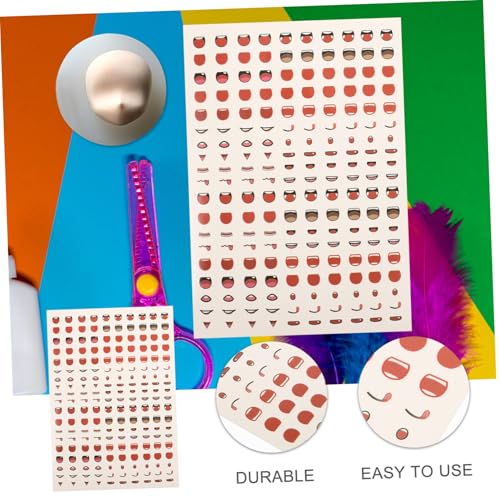 NOLITOY Cartoon Mundaufkleber Bunte DIY Bastel Sticker für Clay Figuren Animation Puppen Gesichtsdekoration Langlebig Vielseitig NOLITOY Cartoon Mundaufkleber Bunte DIY Bastel Sticker für Clay Figuren Animation Puppen Gesichtsdekoration Langlebig Vielseitig von NOLITOY