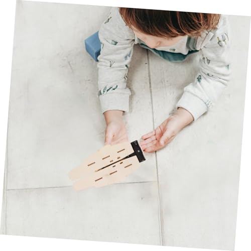 NOLITOY DIY Papierflugzeug Abwurfplattform Bausatz Lernspielzeug Selbstmontage Holzflugzeug Fördert Problemlösung Kreativität Experimentelles Bastelset für Jungen Mädchen NOLITOY DIY Papierflugzeug Abwurfplattform Bausatz Lernspielzeug Selbstmontage Holzflugzeug Fördert Problemlösung Kreativität Experimentelles Bastelset für Jungen Mädchen von NOLITOY