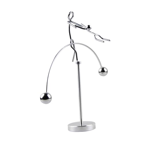 NOLITOY Eisenkunst Balance Ball aus Dynamisches Wackelpendel als Dekoratives Balance Ornament für Büro und Schule Physikalisches Lernspielzeug für Schreibtischdekoration NOLITOY Eisenkunst Balance Ball aus Dynamisches Wackelpendel als Dekoratives Balance Ornament für Büro und Schule Physikalisches Lernspielzeug für Schreibtischdekoration von NOLITOY