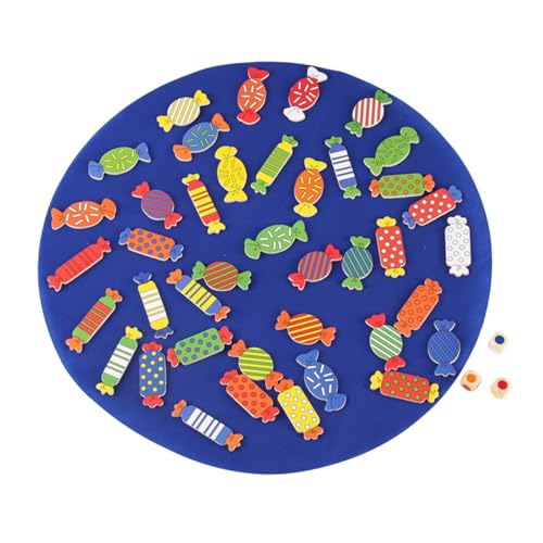 NOLITOY Fröhliches Lernspielzeug Candy Form erkennungs Spiel für Kleinkinder Ab Jahren Farbenfrohes Holz Memory Pädagogisches Matching Spiel zur Frühkindlichen NOLITOY Fröhliches Lernspielzeug Candy Form erkennungs Spiel für Kleinkinder Ab Jahren Farbenfrohes Holz Memory Pädagogisches Matching Spiel zur Frühkindlichen von NOLITOY