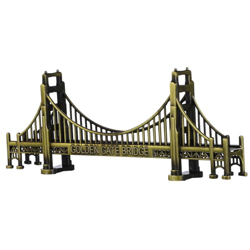 NOLITOY Golden Gate Bridge 17 8 cm Amerikanische Souvenir- -Statue Uns Wahrzeichen Architektur Gebäudemodell Sammlerfigur Für Kinder Erwachsene Wohnkultur NOLITOY Golden Gate Bridge 17 8 cm Amerikanische Souvenir- -Statue Uns Wahrzeichen Architektur Gebäudemodell Sammlerfigur Für Kinder Erwachsene Wohnkultur von NOLITOY