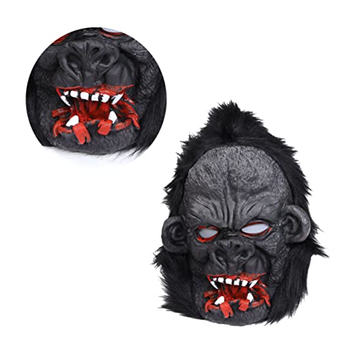 NOLITOY Streichmaske Kleidung Halloweenkostüm Trickrequisiten Für Halloween Halloween- Blutiges Kostüm Für Halloween Halloween-gorilla-maske Material Große Ohren Aprilscherz Kostüm von NOLITOY