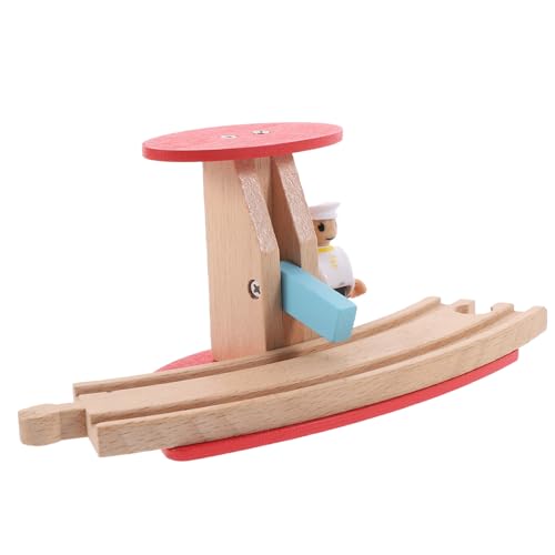 NOLITOY Holz Eisenbahn Straßenblock aus Holz für Lustiges Schienen zubehör Robustes Praktisches Holzmodell Kreativität und Feinmotorik NOLITOY Holz Eisenbahn Straßenblock aus Holz für Lustiges Schienen zubehör Robustes Praktisches Holzmodell Kreativität und Feinmotorik von NOLITOY