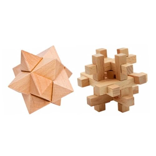 NOLITOY Holz Lu Ban Puzzle Intellektuelles Knobelspiel für Ab Jahren Handgefertigtes Geschicklichkeitsspiel Denkvermögen Koordination und Stressabbau NOLITOY Holz Lu Ban Puzzle Intellektuelles Knobelspiel für Ab Jahren Handgefertigtes Geschicklichkeitsspiel Denkvermögen Koordination und Stressabbau von NOLITOY