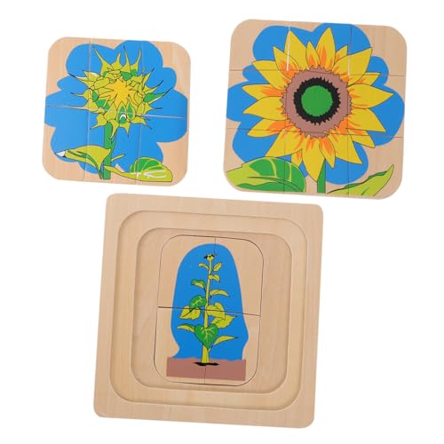 NOLITOY Holz Puzzle für Ab Jahren Mehrschichtiges DIY Lernspielzeug Pädagogisches Steckpuzzle mit Tier und Pflanzenmotiven Fördert Vorstellungskraft und Hand Auge Koordination NOLITOY Holz Puzzle für Ab Jahren Mehrschichtiges DIY Lernspielzeug Pädagogisches Steckpuzzle mit Tier und Pflanzenmotiven Fördert Vorstellungskraft und Hand Auge Koordination von NOLITOY