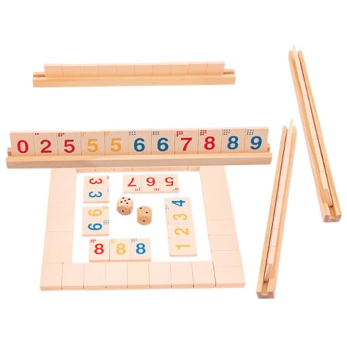 NOLITOY Holz Shut The Box Würfelspiel für Erwachsene und Glatte Oberfläche Vielseitiges Party Brettspiel Fördert Mathematisches Denken für Familien Reisen und Bar Spiele NOLITOY Holz Shut The Box Würfelspiel für Erwachsene und Glatte Oberfläche Vielseitiges Party Brettspiel Fördert Mathematisches Denken für Familien Reisen und Bar Spiele von NOLITOY