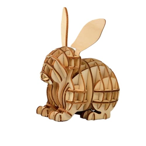 NOLITOY Holzpuzzle Kaninchen für Handgefertigtes Lernspielzeug Sicher und Glatt Poliert Fördert Feinmotorik und Hand Auge Koordination Geburtstags und Festtagsgeschenk NOLITOY Holzpuzzle Kaninchen für Handgefertigtes Lernspielzeug Sicher und Glatt Poliert Fördert Feinmotorik und Hand Auge Koordination Geburtstags und Festtagsgeschenk von NOLITOY