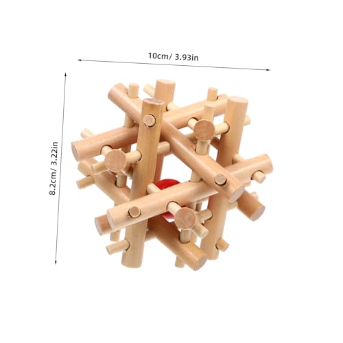 NOLITOY Holzpuzzle Locking Puzzle aus Naturholz Pädagogisches Denkspielzeug für Erwachsene und Fördert Kognitive Entwicklung Kreativität und Problemlösungskompetenz Lernspielzeug NOLITOY Holzpuzzle Locking Puzzle aus Naturholz Pädagogisches Denkspielzeug für Erwachsene und Fördert Kognitive Entwicklung Kreativität und Problemlösungskompetenz Lernspielzeug von NOLITOY