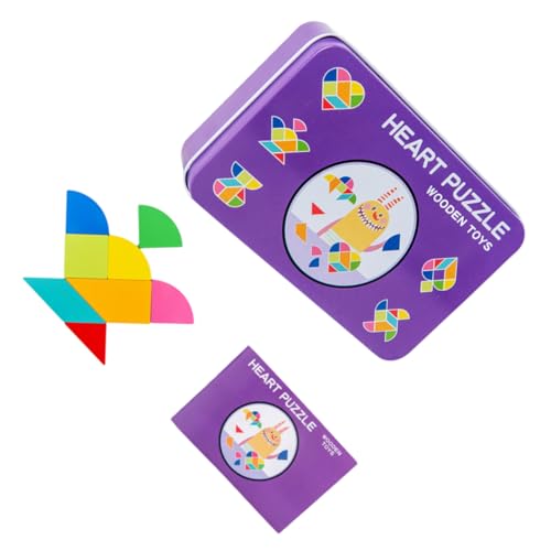 NOLITOY Holzpuzzle Tangram Lernspielzeug Geometrische Formen Montessori Holzspielzeug Bunte Formen Kreative Vorschule NOLITOY Holzpuzzle Tangram Lernspielzeug Geometrische Formen Montessori Holzspielzeug Bunte Formen Kreative Vorschule von NOLITOY