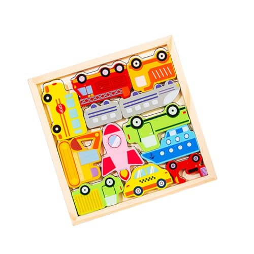 NOLITOY Holzpuzzle für Kleinkinder Verkehrsfahrzeuge Lernspielzeug mit Glatten Kanten Sicher Pädagogisch Fördernd Hand Auge koordination Kreativität Geschenk für Ab Jahren NOLITOY Holzpuzzle für Kleinkinder Verkehrsfahrzeuge Lernspielzeug mit Glatten Kanten Sicher Pädagogisch Fördernd Hand Auge koordination Kreativität Geschenk für Ab Jahren von NOLITOY