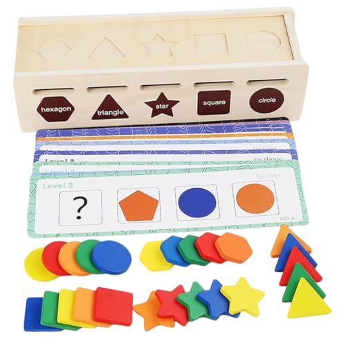 NOLITOY Holzspielzeug Farb Form Zuordnung Motorisches Training für Ab Jahren Montessori Sensorik zur Feinmotorik Farberkennung Fördert Hand Auge koordination und Kognitive Entwicklung NOLITOY Holzspielzeug Farb Form Zuordnung Motorisches Training für Ab Jahren Montessori Sensorik zur Feinmotorik Farberkennung Fördert Hand Auge koordination und Kognitive Entwicklung von NOLITOY