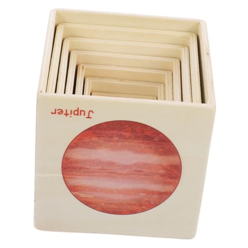 NOLITOY Holzspielzeug Planet Stapelspielzeug für Pädagogisches Entwicklungsset Stabiles Design Fördert Logisches Denken und Motorische Fähigkeiten für Kleinkinder und Vorschulkinder NOLITOY Holzspielzeug Planet Stapelspielzeug für Pädagogisches Entwicklungsset Stabiles Design Fördert Logisches Denken und Motorische Fähigkeiten für Kleinkinder und Vorschulkinder von NOLITOY