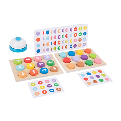 NOLITOY Holzspielzeug Richtungsspiel Lernspielzeug Buntes Interaktives Spiel Konzentration und Hand Auge koordination für Jungen und Mädchen NOLITOY Holzspielzeug Richtungsspiel Lernspielzeug Buntes Interaktives Spiel Konzentration und Hand Auge koordination für Jungen und Mädchen von NOLITOY