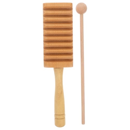 NOLITOY Kindgerechtes Holz Guiro Schlaginstrument für Kleinkinder Pädagogisches Musikspielzeug Robustes Percussion Instrument Kreativität und Rhythmusgefühl NOLITOY Kindgerechtes Holz Guiro Schlaginstrument für Kleinkinder Pädagogisches Musikspielzeug Robustes Percussion Instrument Kreativität und Rhythmusgefühl von NOLITOY