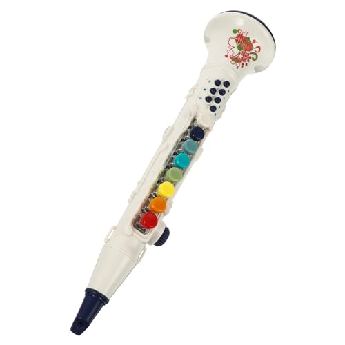 NOLITOY Klarinette Weiß Langlebiges Blasinstrument Pädagogisches Musikspielzeug mit Notenheft und Ladebox für Musikalische Früherziehung und Spielspaß NOLITOY Klarinette Weiß Langlebiges Blasinstrument Pädagogisches Musikspielzeug mit Notenheft und Ladebox für Musikalische Früherziehung und Spielspaß von NOLITOY