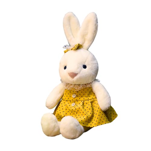 NOLITOY Kuscheliges Kaninchen Plüschtier Weiches Detailreiches Hasenstofftier für Erwachsene als Wohn Autodekoration Geschenk für Familie Freunde NOLITOY Kuscheliges Kaninchen Plüschtier Weiches Detailreiches Hasenstofftier für Erwachsene als Wohn Autodekoration Geschenk für Familie Freunde von NOLITOY