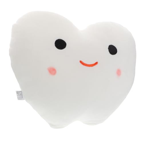 NOLITOY Kuscheliges Zahn Kissen zum Umarmen Weiches Plüschspielzeug als Bein Lendenstütze Niedliche Zahnpflege Erinnerung für Büro Zuhause Dekoratives Kissen für Gesunde Gewohnheiten NOLITOY Kuscheliges Zahn Kissen zum Umarmen Weiches Plüschspielzeug als Bein Lendenstütze Niedliche Zahnpflege Erinnerung für Büro Zuhause Dekoratives Kissen für Gesunde Gewohnheiten von NOLITOY