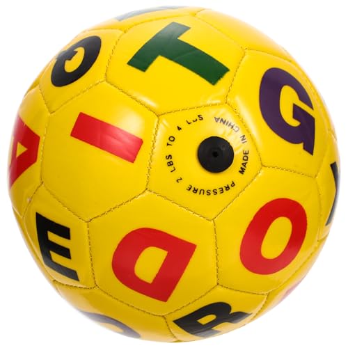 NOLITOY Leichter PVC Kinderfußball Gelb Strapazierfähiger Outdoor Spielball für Kleinkinder Kindgerechtes Fußballspielzeug Langlebig und Praktisch für Eltern Junge Mädchen Aktivitäten NOLITOY Leichter PVC Kinderfußball Gelb Strapazierfähiger Outdoor Spielball für Kleinkinder Kindgerechtes Fußballspielzeug Langlebig und Praktisch für Eltern Junge Mädchen Aktivitäten von NOLITOY