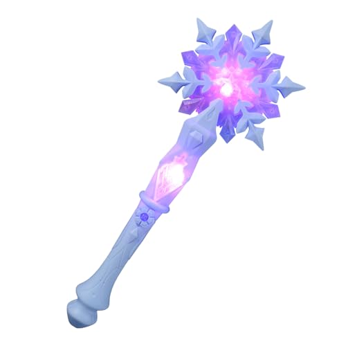 NOLITOY Leuchtender für Cosplay LED Schneeflockenstab für Partys Rollenspiele und Geburtstagsfeiern Himmelblaue Farbe NOLITOY Leuchtender für Cosplay LED Schneeflockenstab für Partys Rollenspiele und Geburtstagsfeiern Himmelblaue Farbe von NOLITOY