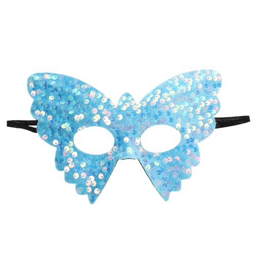 NOLITOY Maske Mardi Gras Mask Polyester Sky-blue von NOLITOY