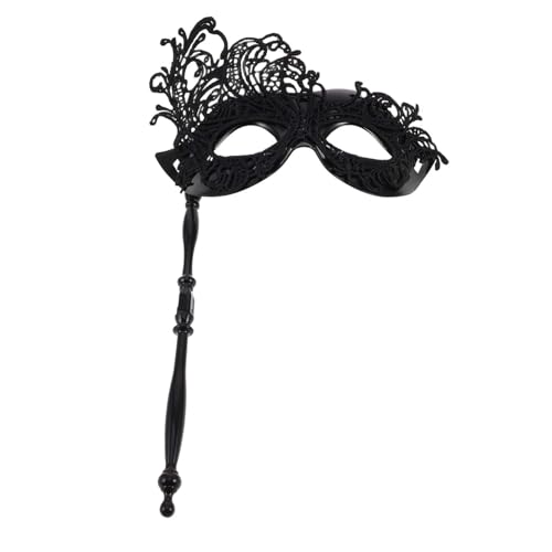 NOLITOY Maskerade-maske Mit Stick, Handheld-spitzenmasken, Karneval, Cosplay, Shows Für Frauen, Venezianische Party, Abend, Abschlussball, Ball von NOLITOY