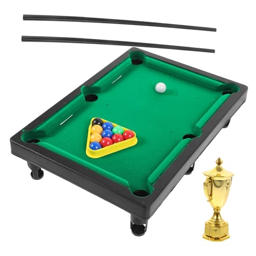 NOLITOY Miniatur Billardtisch aus Kunststoff Kompaktes Multi Spiel für Sicheres und Langlebiges Game für Indoor Spiel und Familienspaß Bälle und Queue NOLITOY Miniatur Billardtisch aus Kunststoff Kompaktes Multi Spiel für Sicheres und Langlebiges Game für Indoor Spiel und Familienspaß Bälle und Queue von NOLITOY