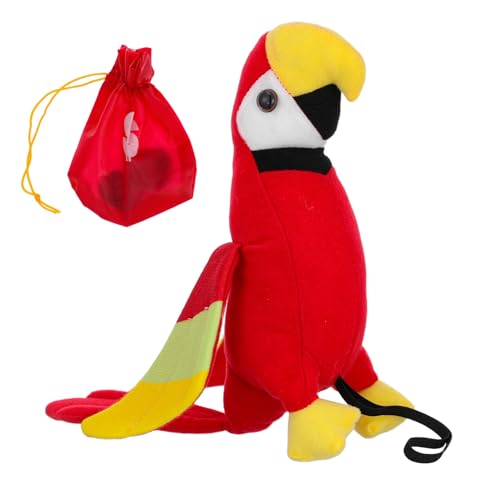 NOLITOY Plüsch-piratenpapagei Schulterprop mit Rotem Geldbeutel Lebensechter Kuscheltier Vogel für Piratenkostüm Halloween Mottoparty und Kindergeburtstagsspielzeug NOLITOY Plüsch-piratenpapagei Schulterprop mit Rotem Geldbeutel Lebensechter Kuscheltier Vogel für Piratenkostüm Halloween Mottoparty und Kindergeburtstagsspielzeug von NOLITOY