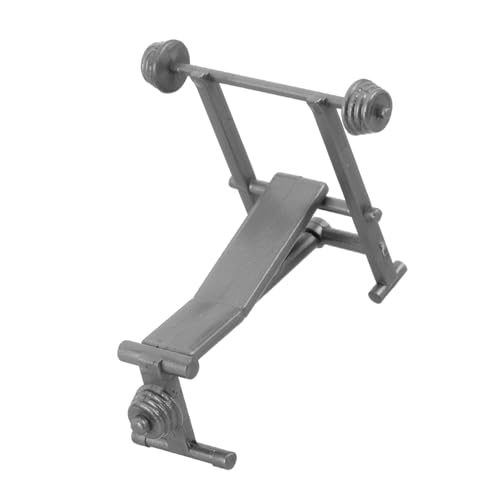 NOLITOY Dollhouse Mini Gewichtsbank Mit Hanteln Fitnessset Für Puppenhäuser Gym Zubehör Für Kreative Miniatur-szenen Einfache Und Gestaltung NOLITOY Dollhouse Mini Gewichtsbank Mit Hanteln Fitnessset Für Puppenhäuser Gym Zubehör Für Kreative Miniatur-szenen Einfache Und Gestaltung von NOLITOY