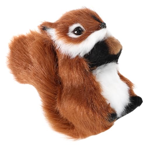 NOLITOY Realistisches Eichhörnchen Plüschtier Dekofigur mit Feiner Detailarbeit Vielseitig als Dekoration und Fotorequisite für Tierfreunde NOLITOY Realistisches Eichhörnchen Plüschtier Dekofigur mit Feiner Detailarbeit Vielseitig als Dekoration und Fotorequisite für Tierfreunde von NOLITOY