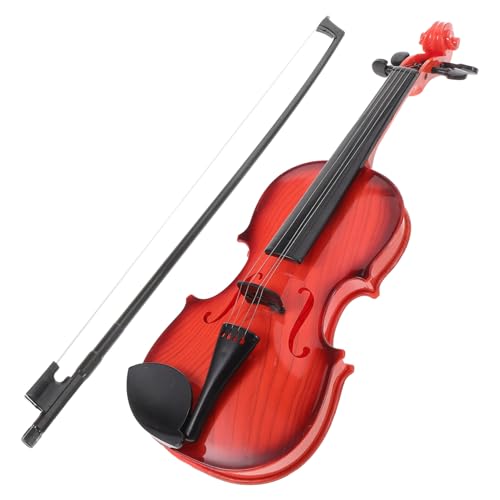 NOLITOY Realistisches Violinenspielzeug mit Einstellbarer Saitenspannung Spielbarem Kunststoffinstrument für Mädchen und Jungen Fördert Musikinstrumenteninteresse und Frühe NOLITOY Realistisches Violinenspielzeug mit Einstellbarer Saitenspannung Spielbarem Kunststoffinstrument für Mädchen und Jungen Fördert Musikinstrumenteninteresse und Frühe von NOLITOY