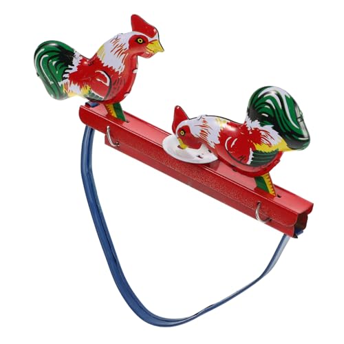NOLITOY Retro Metall Hähnchen mit Interaktiver Pickfunktion Robuster Eisenbau Detailgetreu Gestalteter Hahn für Gartendeko und Sammler Langlebiges Blechspielzeug Lustiges Hühnerspielzeug NOLITOY Retro Metall Hähnchen mit Interaktiver Pickfunktion Robuster Eisenbau Detailgetreu Gestalteter Hahn für Gartendeko und Sammler Langlebiges Blechspielzeug Lustiges Hühnerspielzeug von NOLITOY